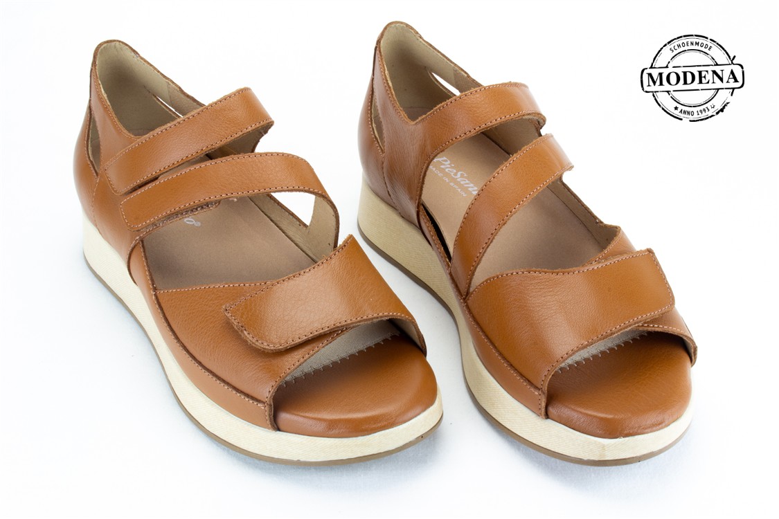 Modena schoenmode - sandaal toe hiel - camel sandaal toe hiel