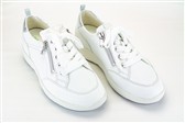 collectie damesschoenen - model WIT SNEAKER M-BREEDTE