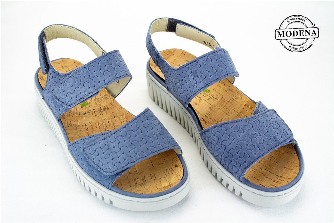Modena schoenmode - willow - blauw sandaal k