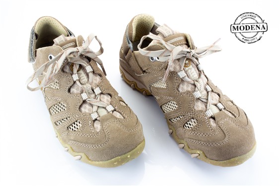 Detailpagina - Ander damesschoenen model: BEIGE OPEN VETER NIWA