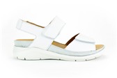 WIT SANDAAL VELCRO - Wit