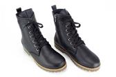 collectie damesschoenen - model ZWART VETERLAARSJE MILITARY
