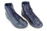 collectie damesschoenen - model D. BLAUW HOGE BASKET BOORD