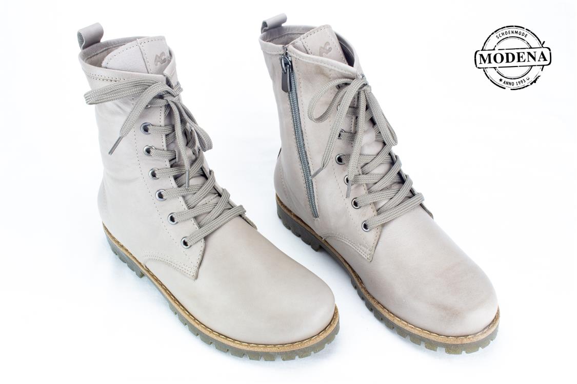 Modena schoenmode - military - taupe veterlaarsje