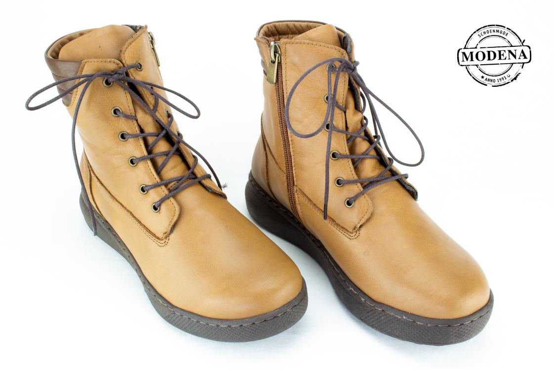 Modena schoenmode - Brute zool - camel veterbotje brute zo