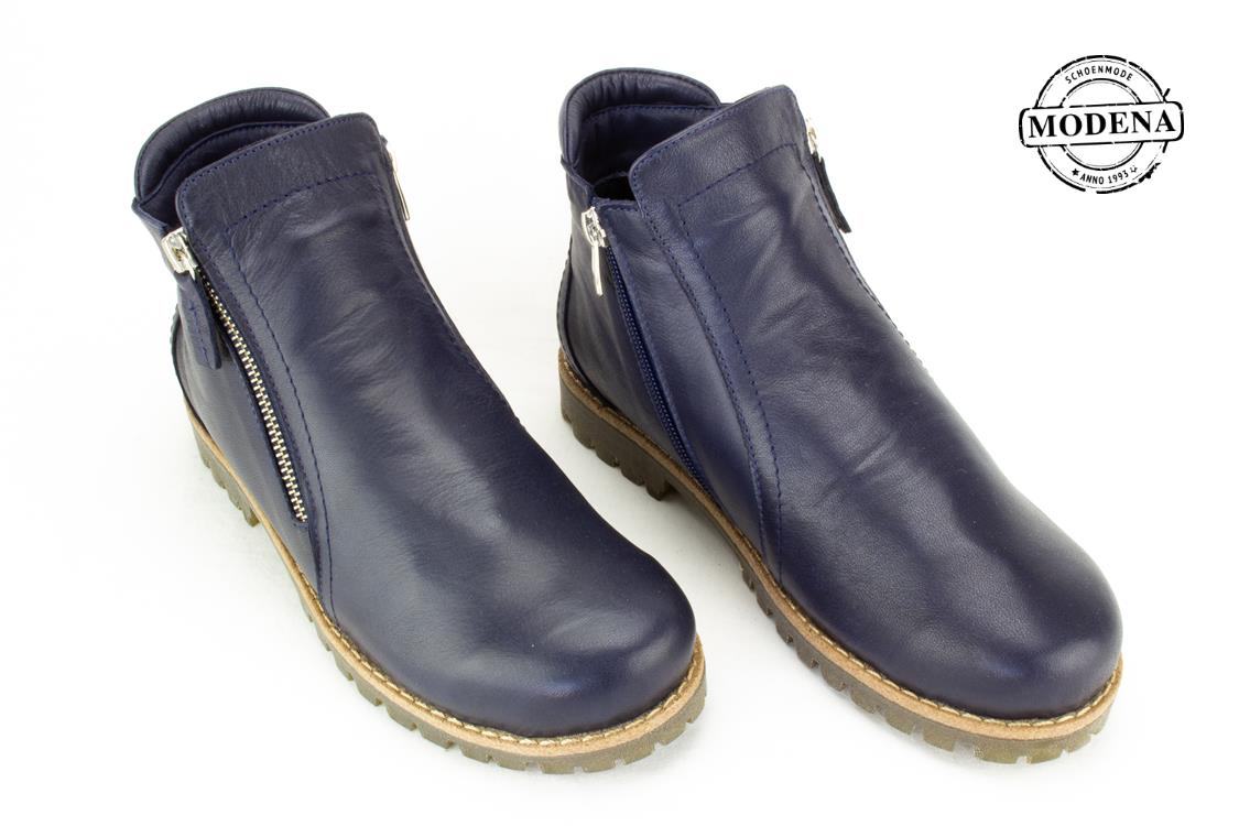 Modena schoenmode - military - bl 2 ritsen military