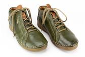 collectie damesschoenen - model KHAKI HOGE VETER FELICIA