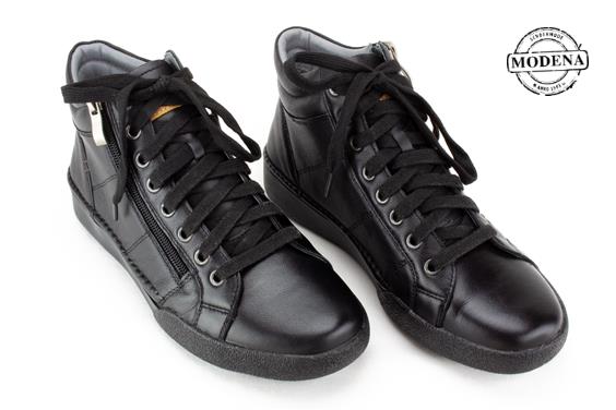 Detailpagina - Ander damesschoenen model: ZWART HOGE SNEAKER ZIJ-RITS
