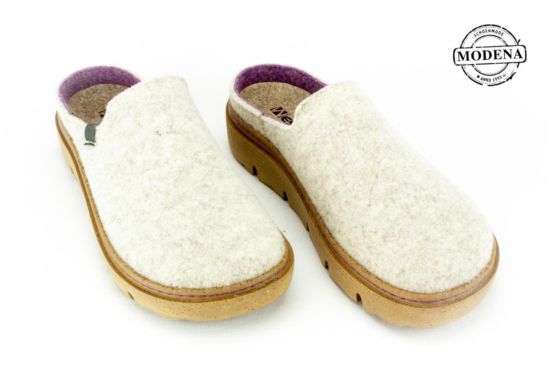 Modena schoenmode - carmaux - beige muil vilt