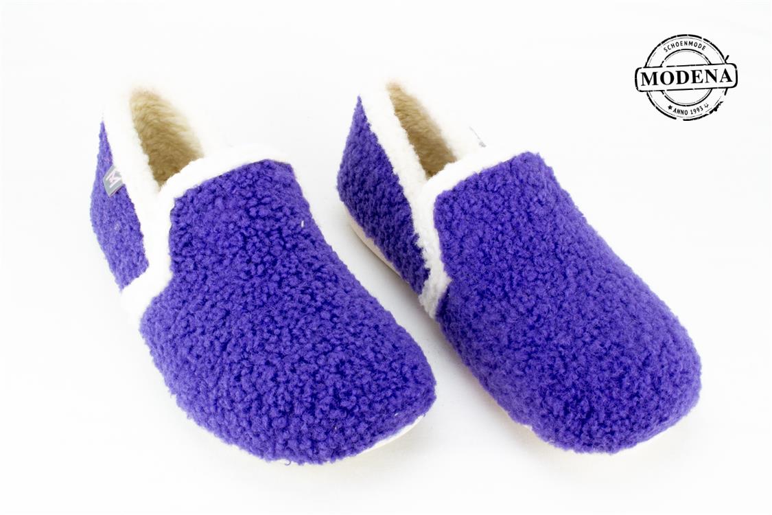 Modena schoenmode - pantoffel - paars sloef