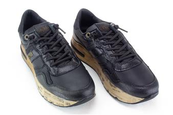 ZWART SNEAKER ELASTISCHE VETER
