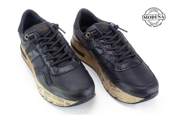 Detailpagina - Ander damesschoenen model: ZWART SNEAKER ELASTISCHE VETER