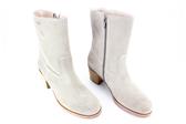 collectie damesschoenen - model TAUPE WESTERNLAARSJE HAK
