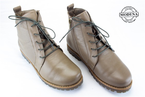 Detailpagina - Ander damesschoenen model: D TAUPE VETERSCHOEN MILITARY