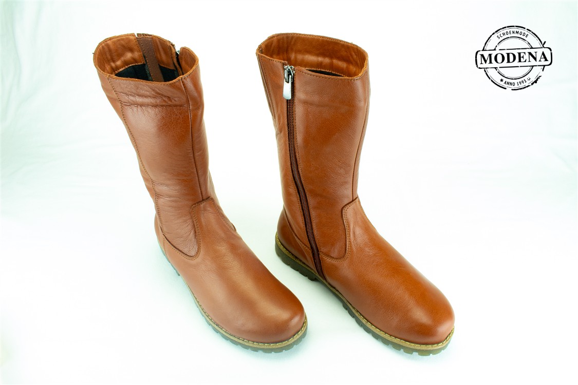 Modena schoenmode - military - kastanie laars military
