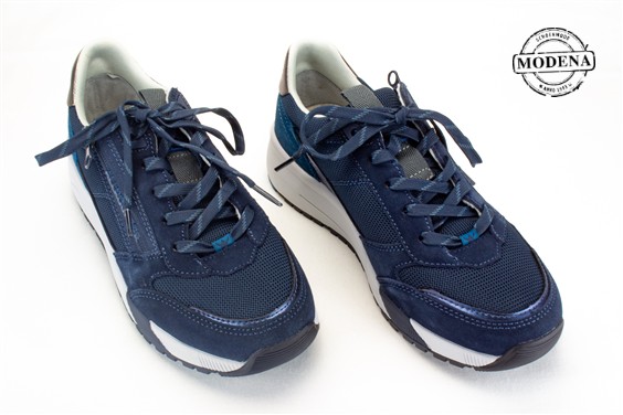 Detailpagina - Ander damesschoenen model: DONKERBLAUW MIX SNEAKER RITS
