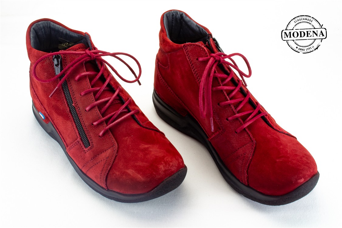 Modena schoenmode - why - rood zijveter why