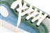 Afb. Detail C van BLAUW -GROEN MIX HOGE SNEAKER