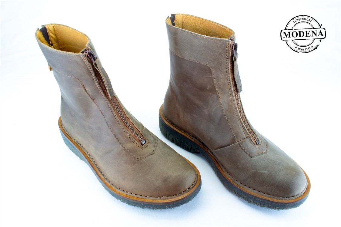Modena schoenmode - volcano - ztaupe rits volcano