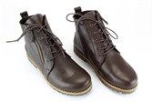 collectie damesschoenen - model BRUIN VETER SIERRITS MILITARY