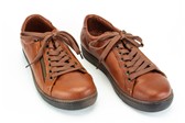 collectie damesschoenen - model KASTANIE LAGE BASKET ZIJ-RITS
