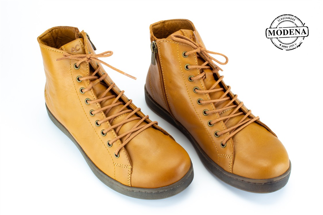 Modena schoenmode - hoge basket - camel hoge basket