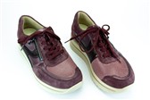 collectie damesschoenen - model BORDO MIX SNEAKER K-BREEDTE