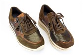 collectie damesschoenen - model COGNAC MIX SNEAKER K-BREEDTE