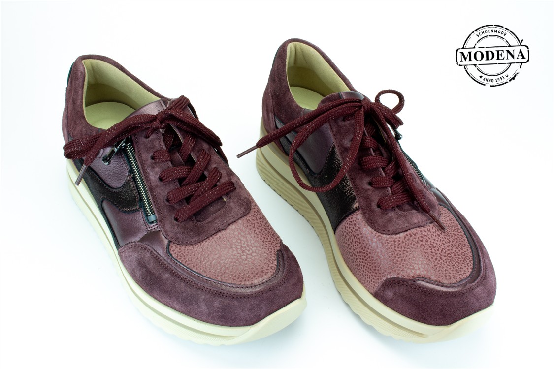 Modena schoenmode - Sneaker K - bordo mix sneaker k