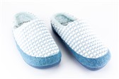 collectie damesschoenen - model BLAUW BOLLEKES MUIL BOORD