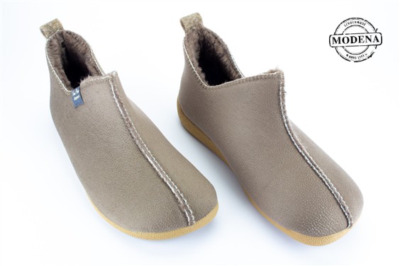 Detailpagina - Ander damesschoenen model: TAUPE HOOG OP PANTOFFEL