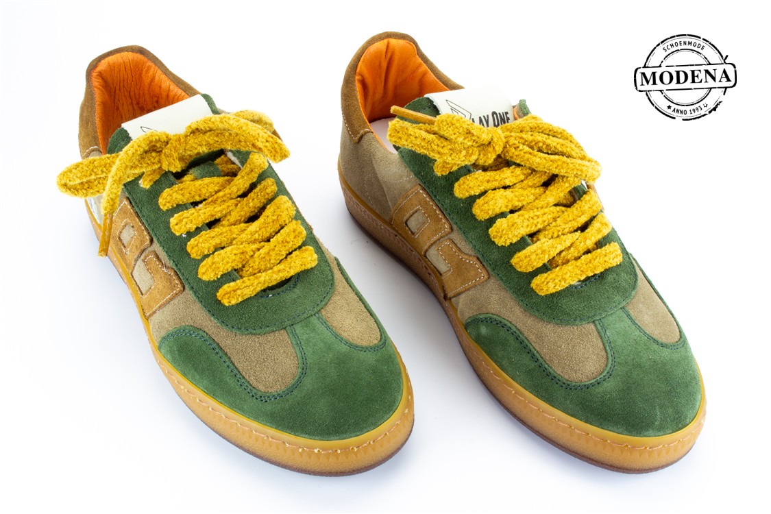 Modena schoenmode - kleur sneaker - groen sneaker